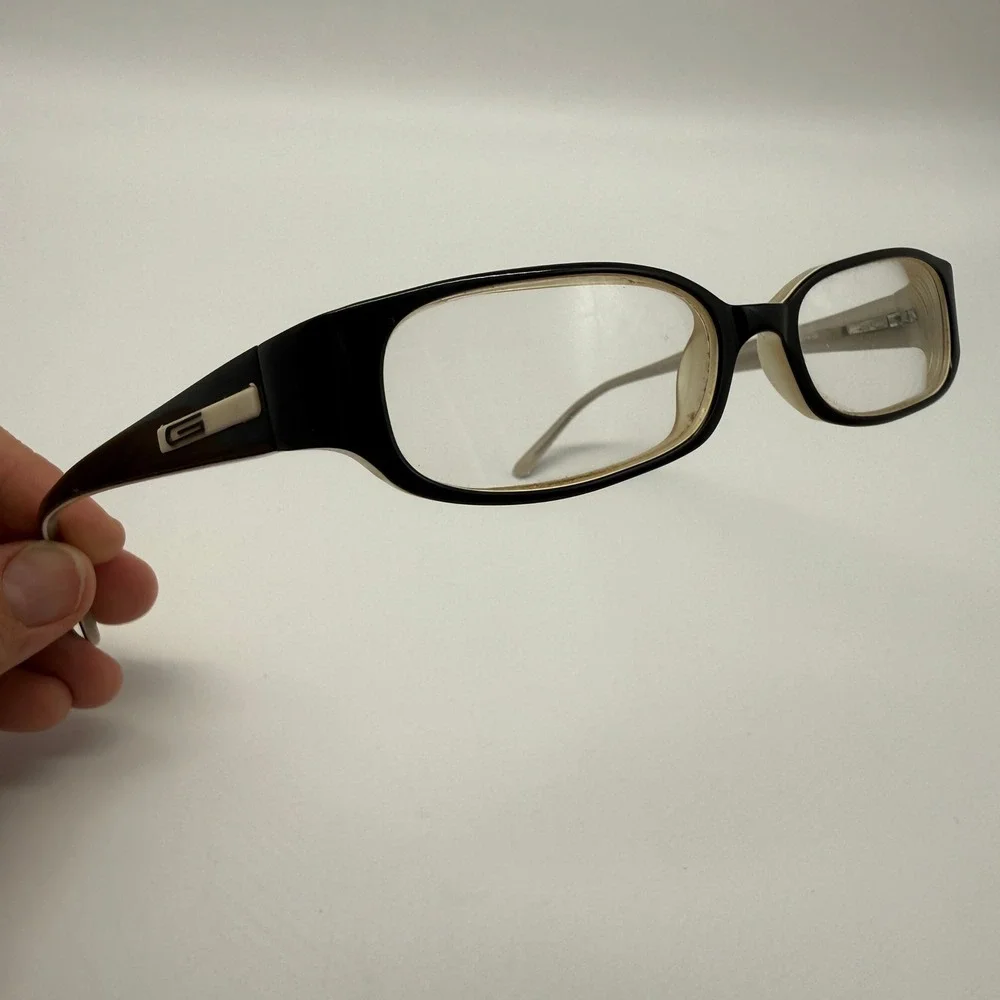 Vintage Guess Eyeglasses Women Black GU2093 Rectangular Logo *FRAMES ONLY*